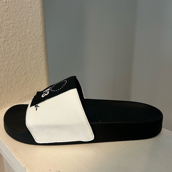 adidas Y-3 Yohji Yamamoto Adilette Slide Sandals White BC0911 Youth Size 4Y - Picture 6 of 10